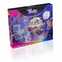 Set tatuaje cu sclipici, pentru copii, multicolor, Dreamworks Trolls, RMS 64-0032